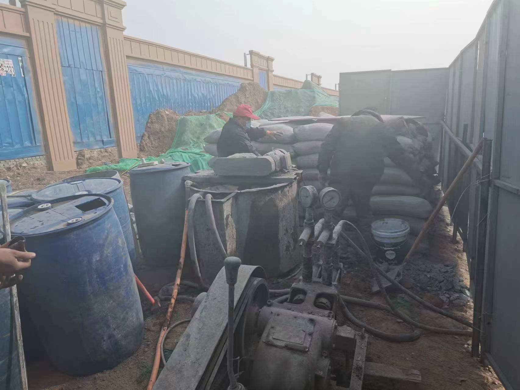 郭河镇房屋下沉注浆